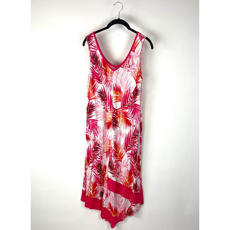 Pink, White And Orange Tropical Nightgown – Small