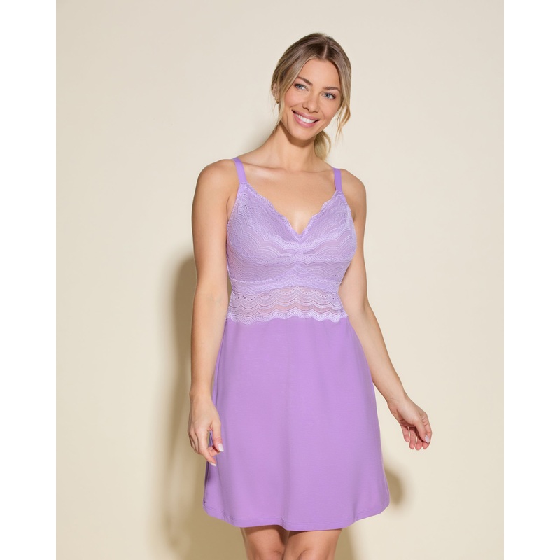 Babydoll Curvy Icy Violet S