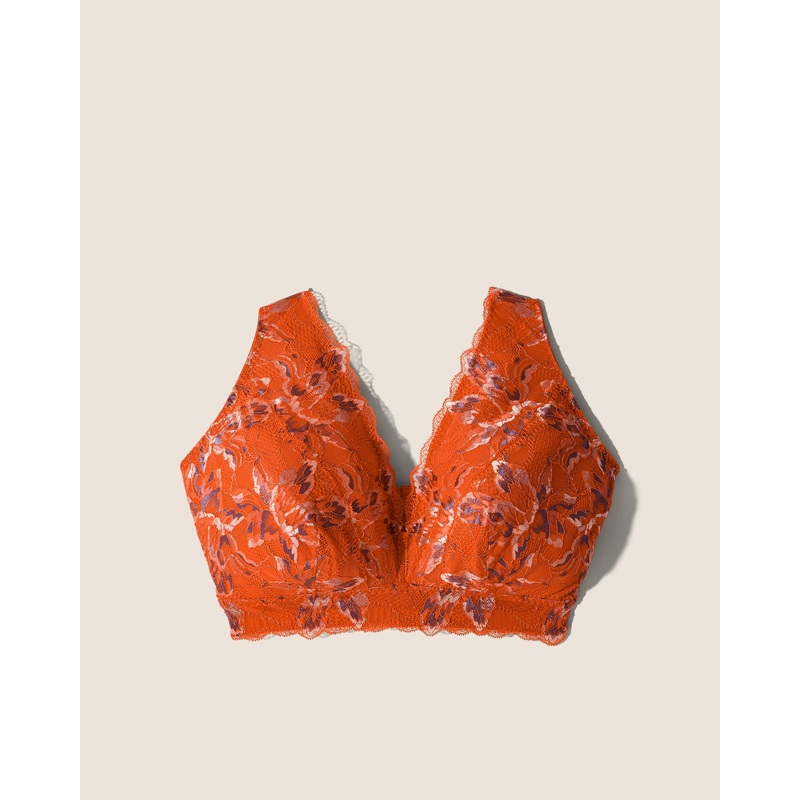Bralette Con Fascia Alta Super Curvy Sicilian Orange XS