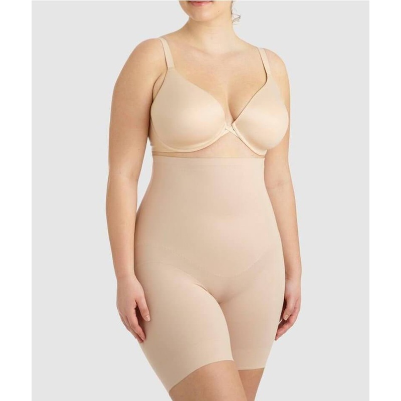 Miraclesuit Adjustable Fit High Waist Thigh Slimmer – Nude