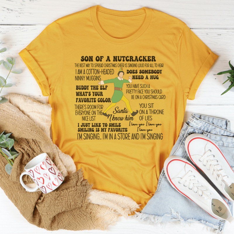 Son Of A Nutcracker The Best Way To Spread Christmas Cheer Tee Black Heather S
