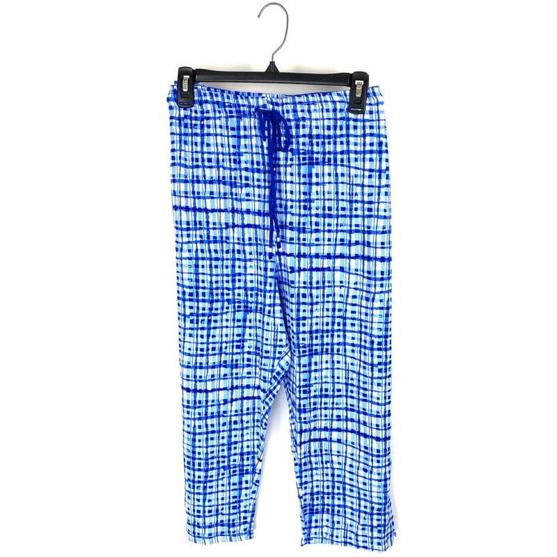Blue and White Pajama Pants – 1X 1X