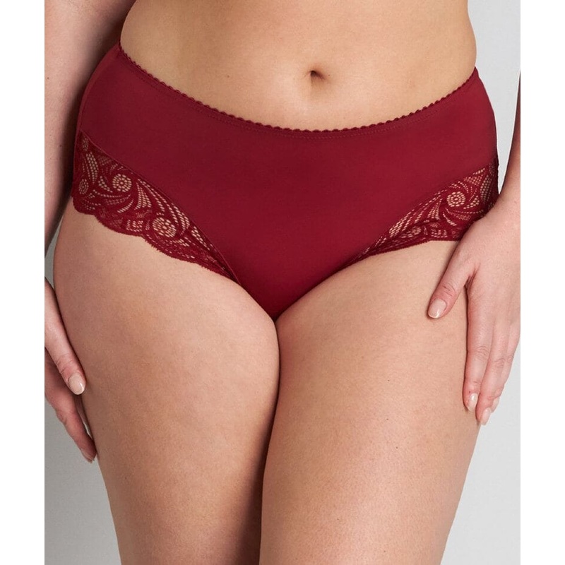 Fayreform Lace Perfect Midi Brief – Biking Red S