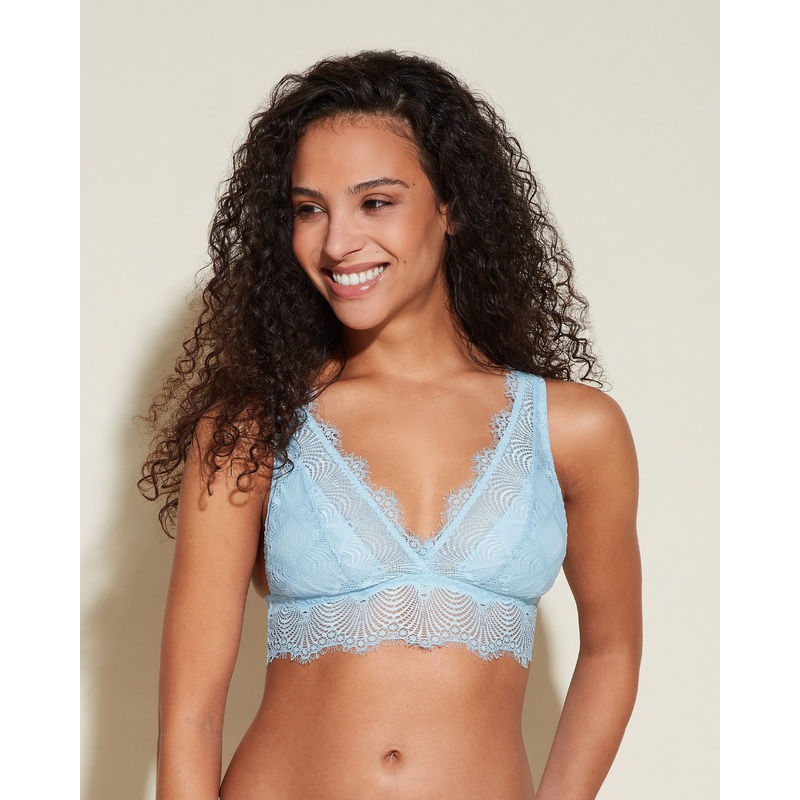 Petite Bralette Mit Tiefem Ausschnitt Aasmani Blue PS