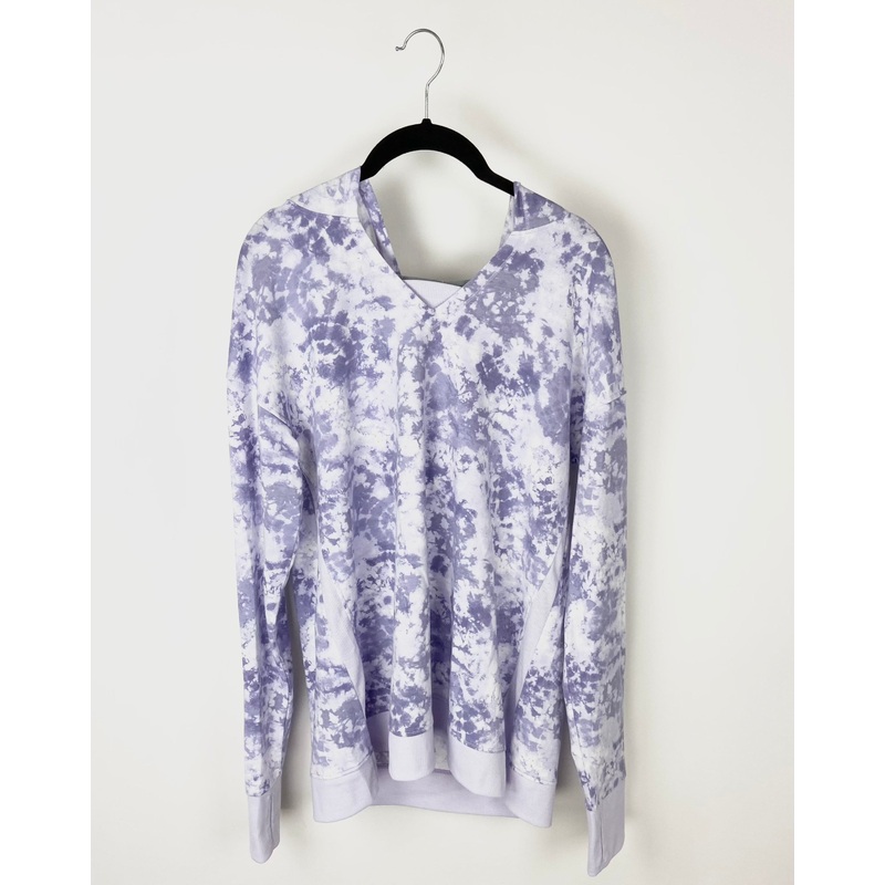 Purple Tie Dye Hoodie  – Size 6/8
