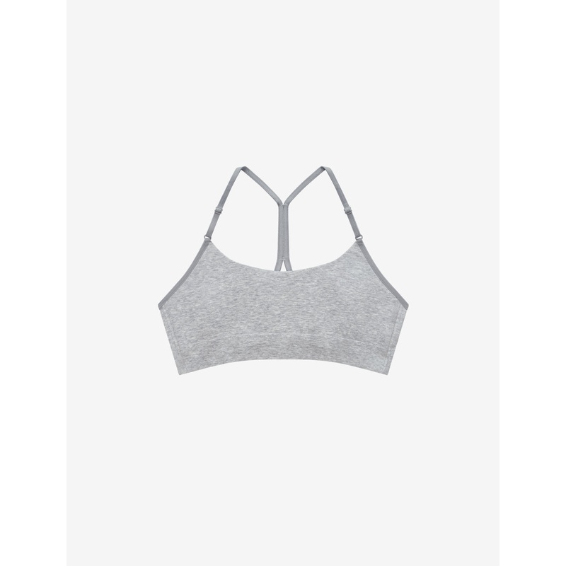 Seamless Cloud Cotton Wireless Bralette heather-gray XS