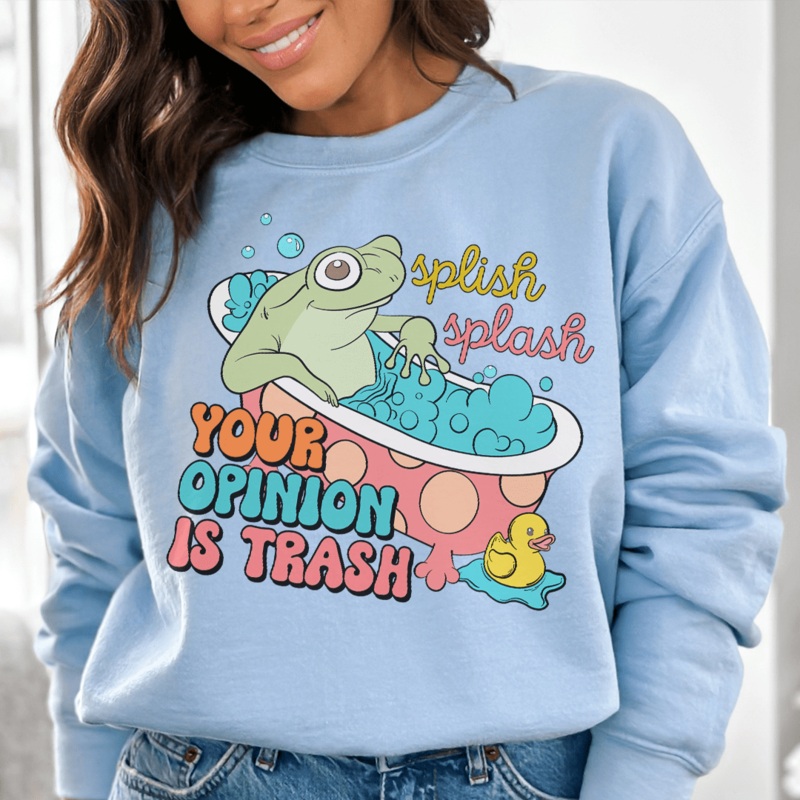 Splish Splash Sweatshirt Black S