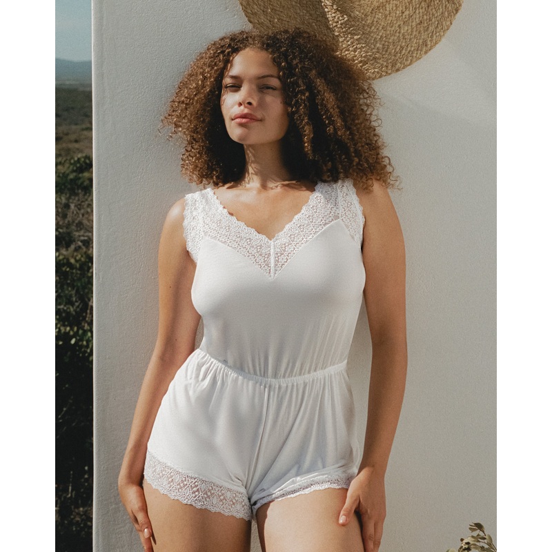 Barboteuse Blanc S