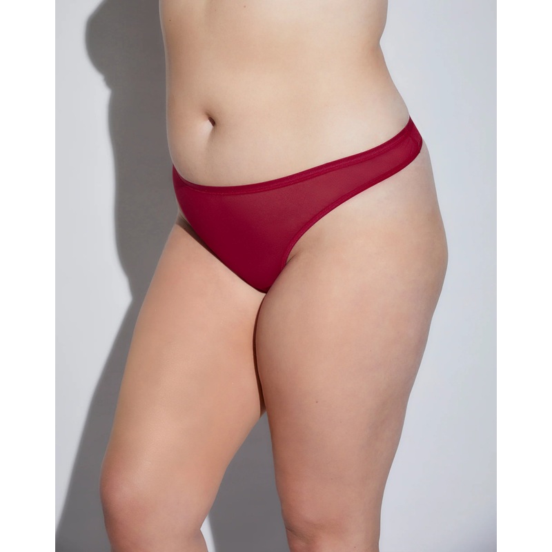 Tanga Classique Grande Taille Deep Ruby 1X