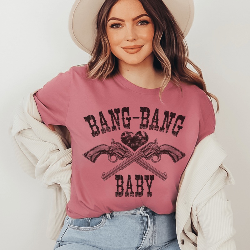 Bang Bang Baby Tee Mauve S