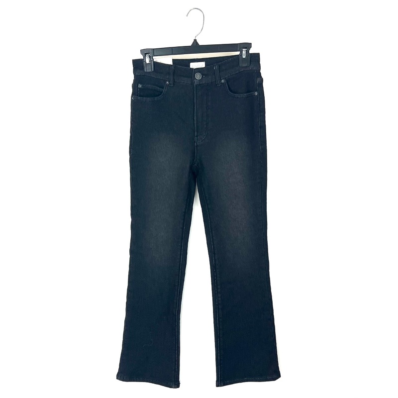Black Slightly Flared Denim Jeans – Size 26