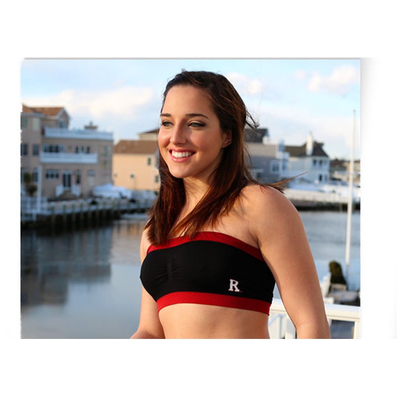 Rutgers Bandeau Bra S/M Black