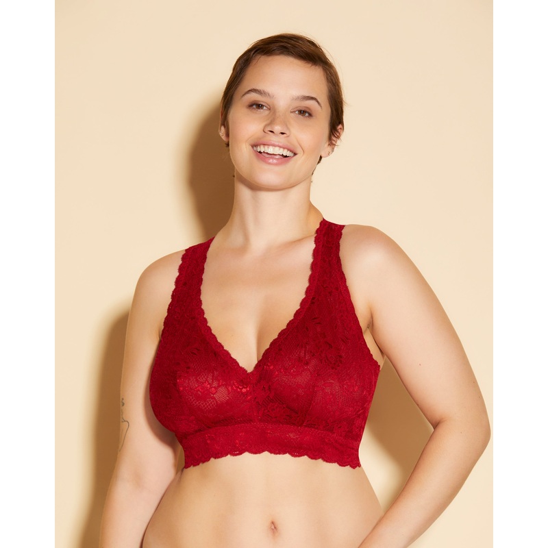 Super Curvy Racie Racerback Sindoor Red XS