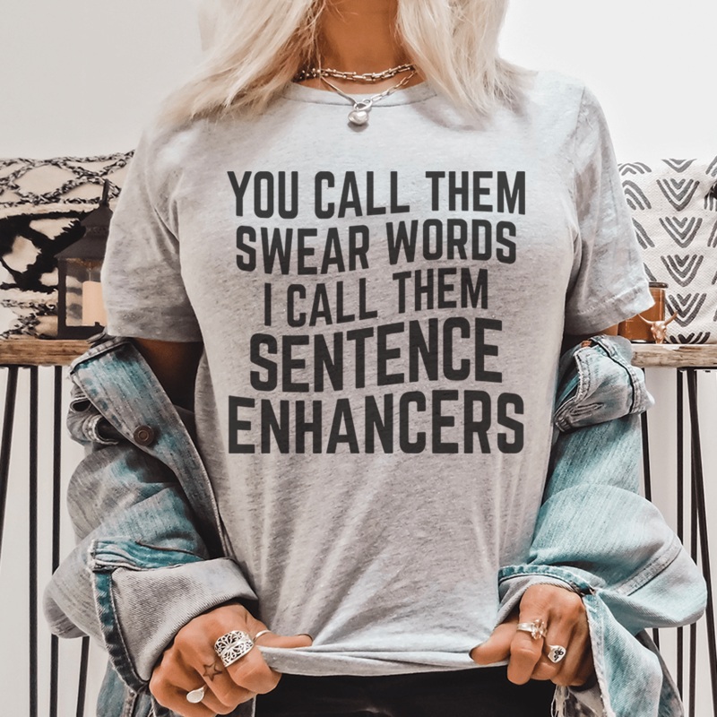 You Call Them Swear Words Tee Athletic Heather S