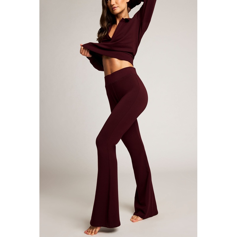Club Flare Pant in Garnet XS Garnet Single
