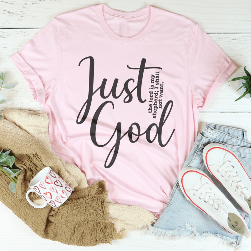 The Lord Is My Shepherd Tee Black Heather S