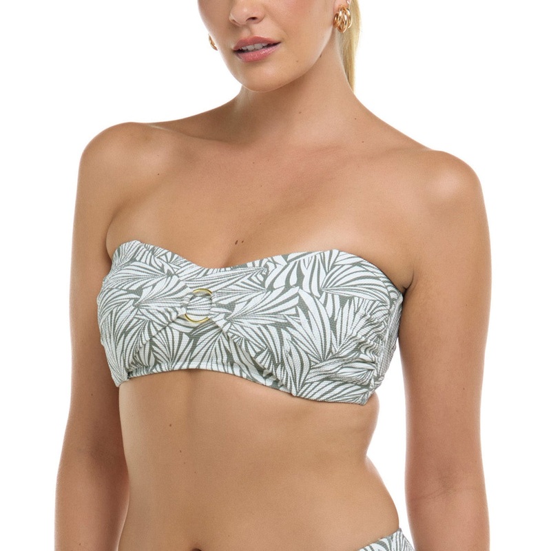 Biomes Hilda Bandeau Bikini Top – SK751109 – Sage GREEN MULTI S