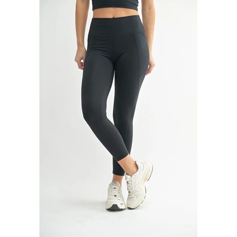 MONO B Venice Cloud Light Sculpt High-Waisted Leggings BLACK S