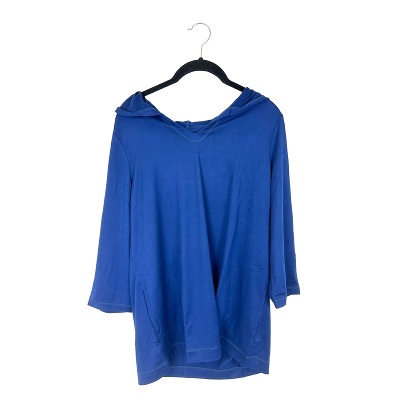 Navy Blue Hooded Top – Size 4/6