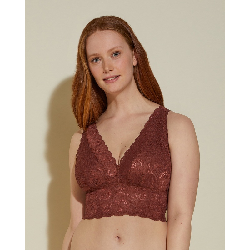 Bralette Curvy Plungie Longline Ticino P