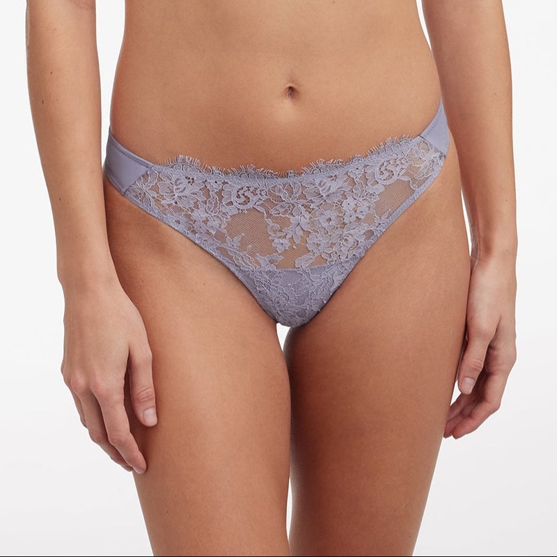Entice Front Lace Thong – 371143 – Lavender Dusk PURPLE S