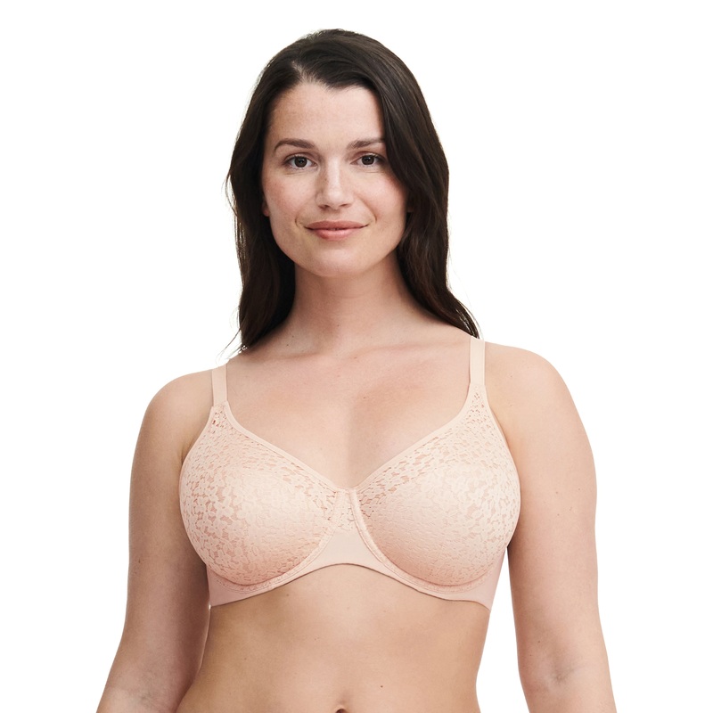Chantelle Norah Comfort Flex Fit Full Coverage Unlined Bra 32D Nude Blush