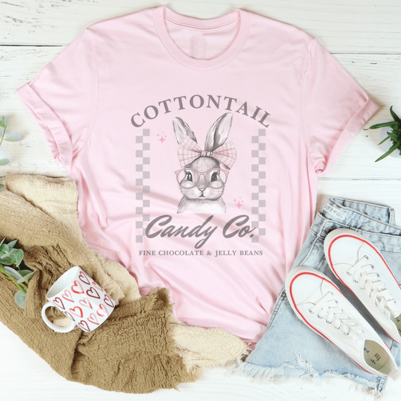 Cottontail Candy Co Tee Black Heather S