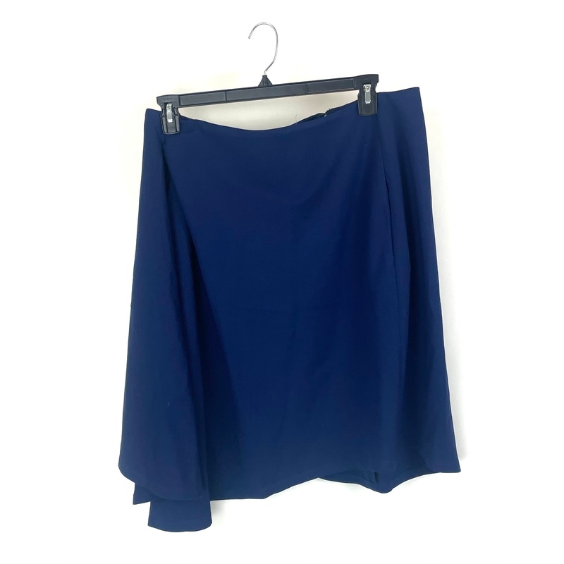 Dark Blue Asymmetrical Skirt – Size 16, 18 and 20 Size 16