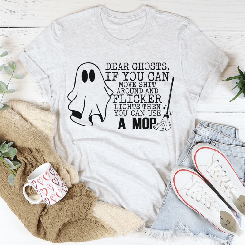 Dear Ghosts Tee Ash S
