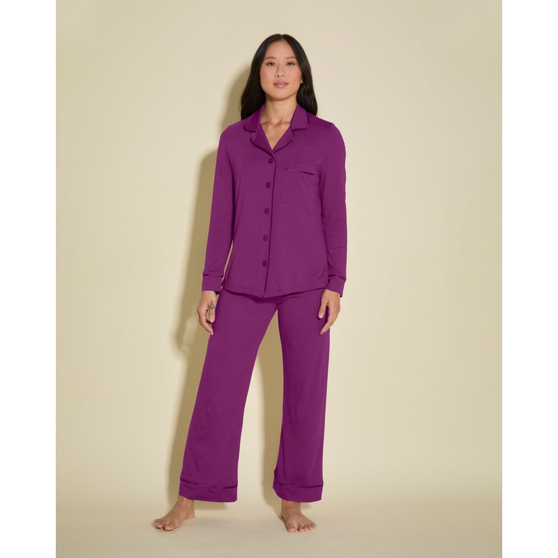 Pigiama Petite Con Top A Maniche Lunghe E Pantaloni Swiss Beet/Swiss Beet PS