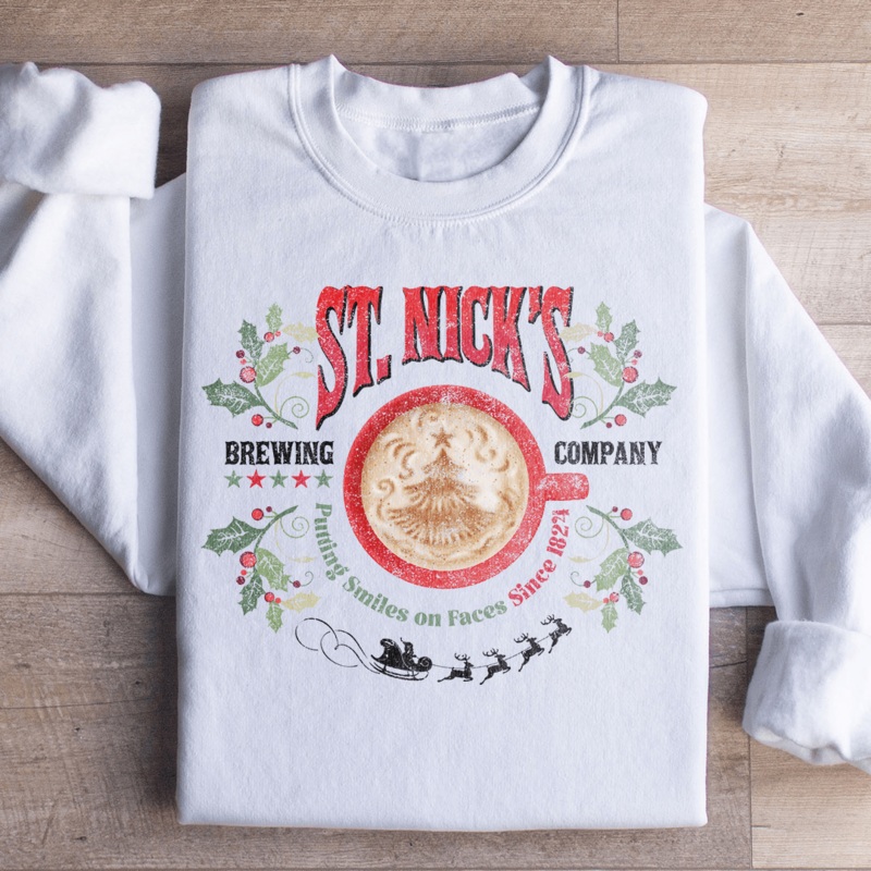 St Nicholas Brewing Co Sweatshirt White S
