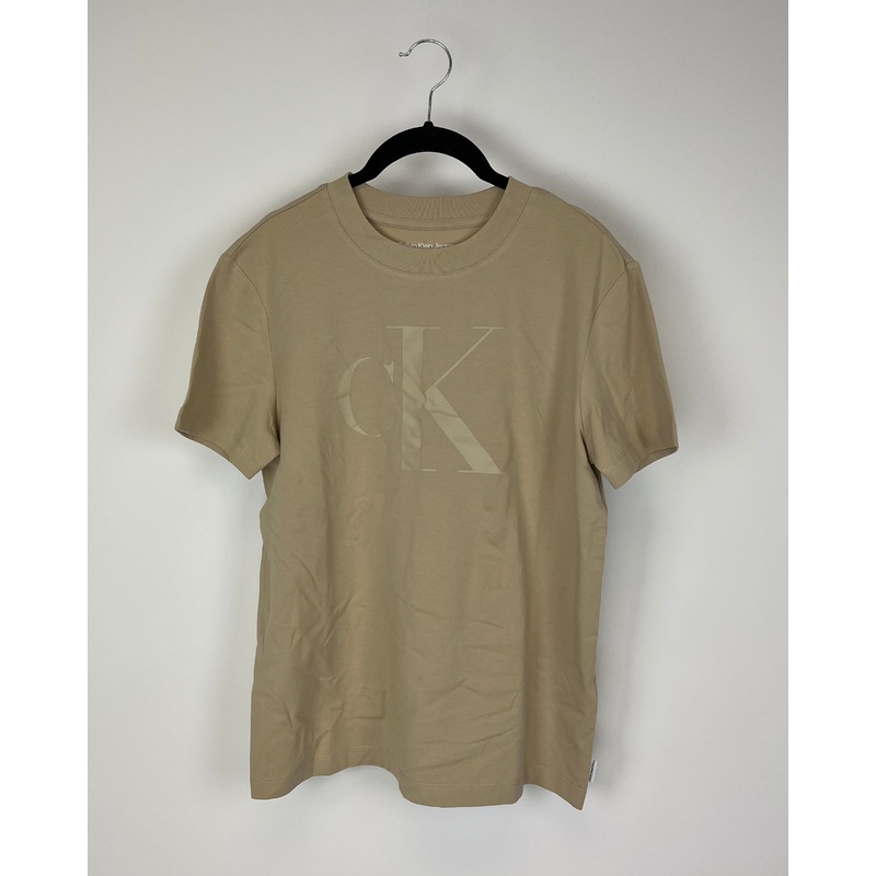 Tan Short Sleeve Top – Small