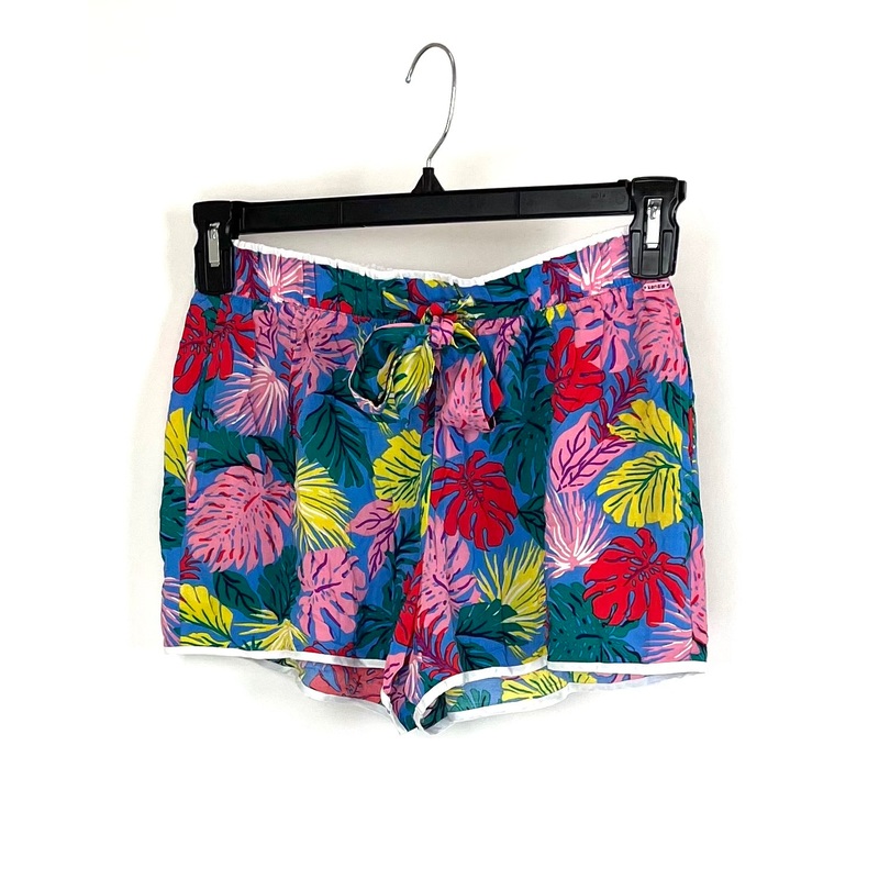 Tropical Print Flowy Shorts –  Small