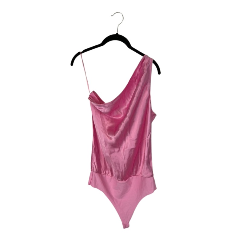 Bright Pink One Shoulder Body Suit – Size 2/4 and 10 extra large