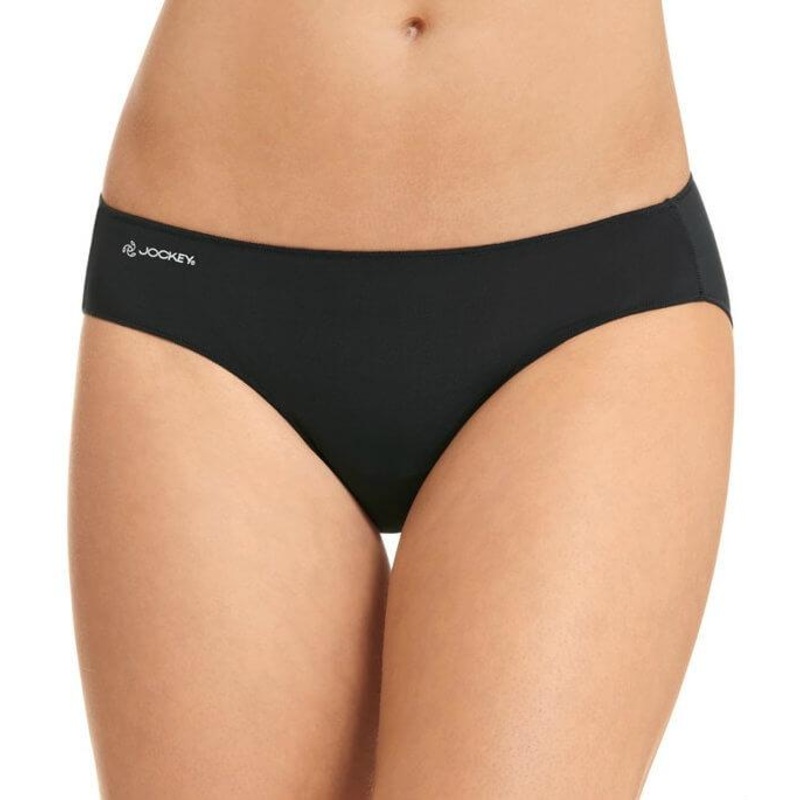 Jockey No Panty Line Promise Tactel Hipster Bikini – Black XS