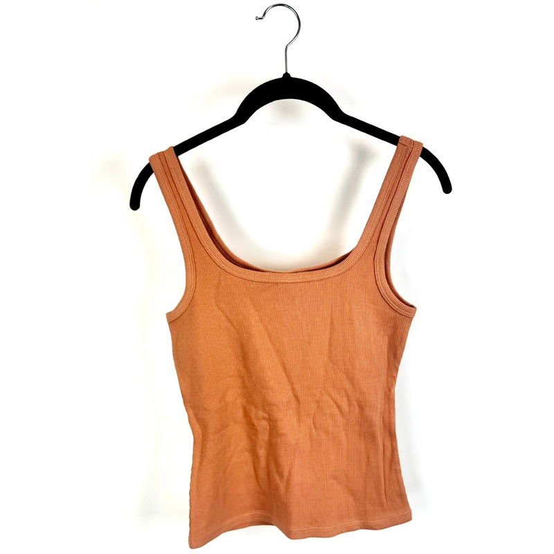 Ribbed Peach Color Tank Top – Size 0/2