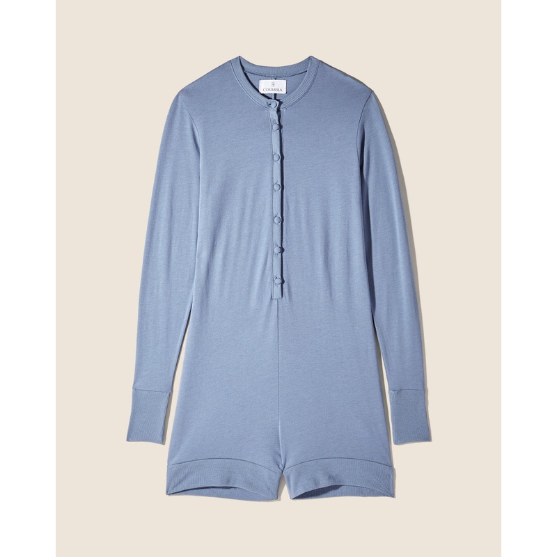 Romper PJ Luzerne Blue/Luzerne Blue XS