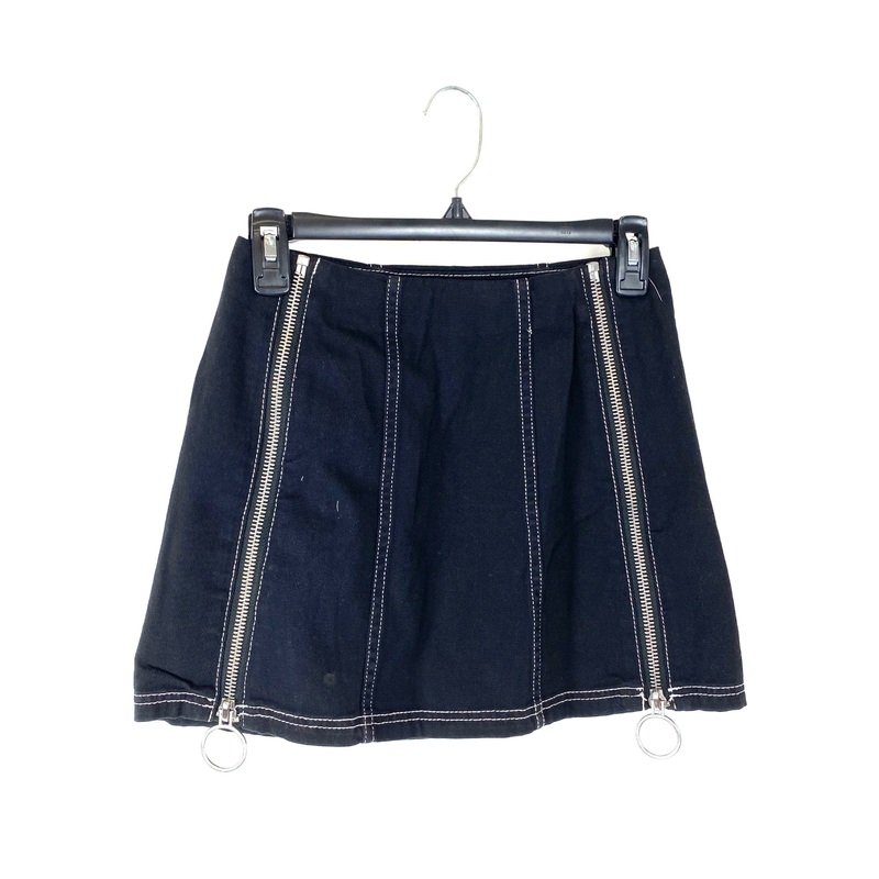 Black Denim Mini Skirt – Extra Small