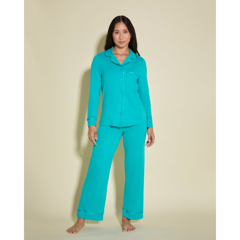 Ensemble Pyjama Haut  Manches Longues Et Pantalon, Petite Andaman Sea/Andaman Sea PS