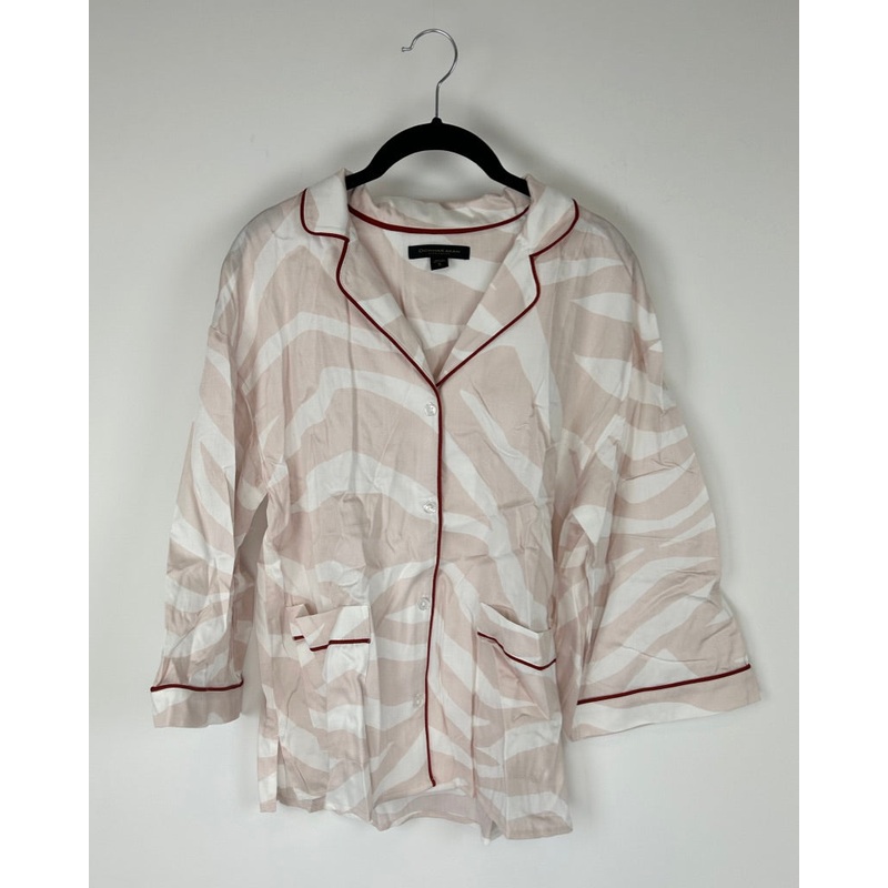 Light Pink And White Pajama Set – Size 4/6