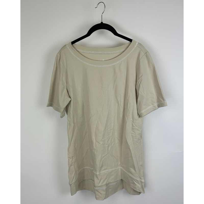 Beige Short Sleeve Top – Size 6/8