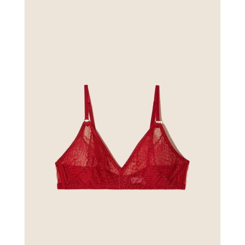 Triangel-Bralette Sindoor Red S
