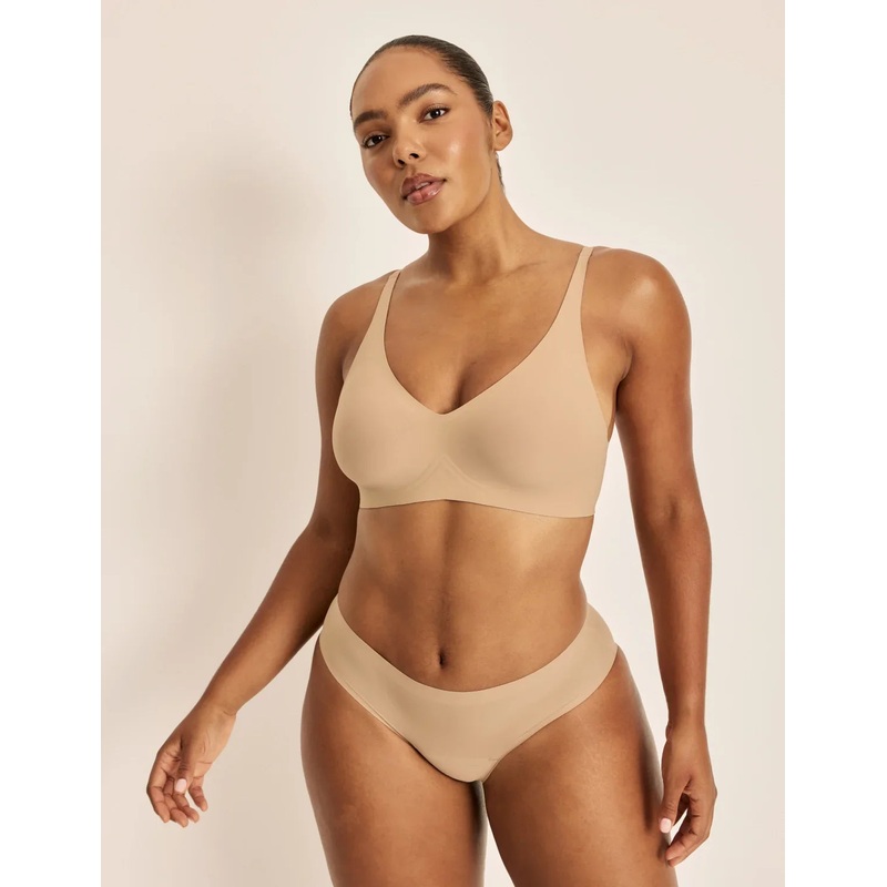 Leakproof UltraThin No-Show Bikini Warm Sand XS