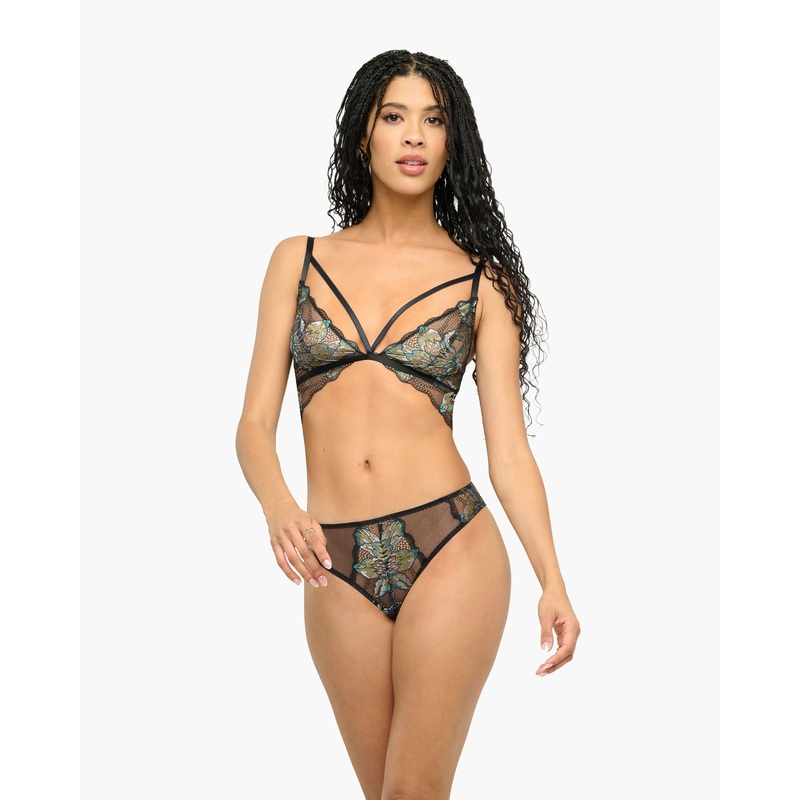 Triangle Bralette Black/Cappero S