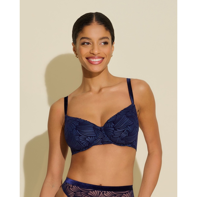 Underwire Bra Navy Blue 30C
