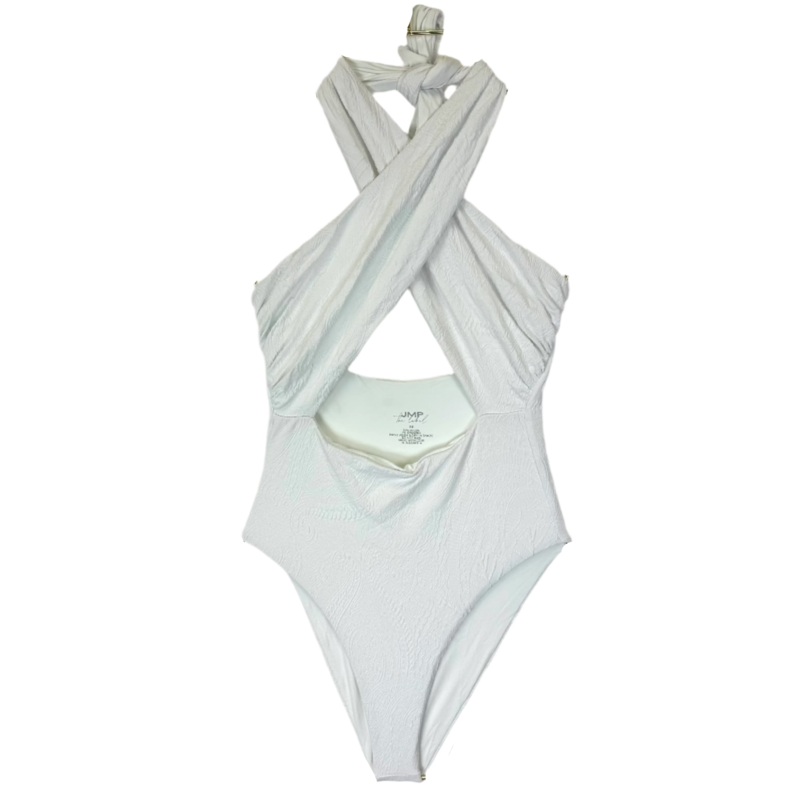 White Embossed Multi Wear One Piece Swimsuit – XS, M, XL, XXL, XXXL Extra Small