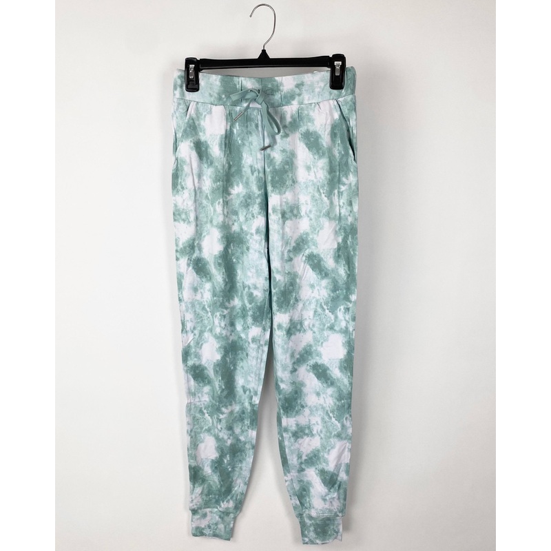 Green Tie Dye Joggers – XS