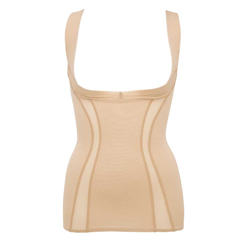 Mesh Bust-Lifting Body Shaper S (US XS) Black