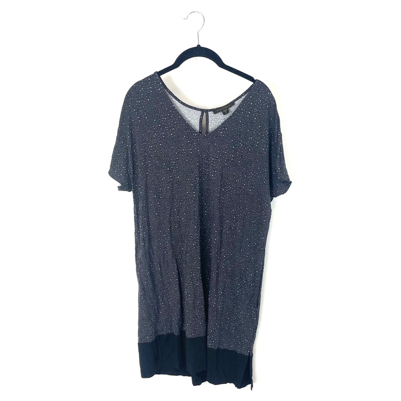 Monotone Cheetah Printed Night Gown – Small