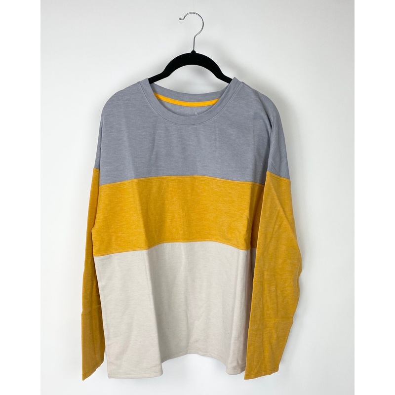Yellow Color Block Top – Small